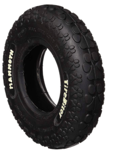 rubber tire dog chew toy