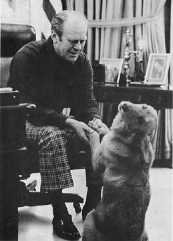 gerald ford golden retriever liberty